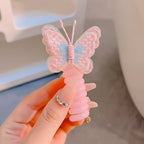 Cute Hair Bands Spiral Ties Butterfly Design