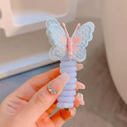 Cute Hair Bands Spiral Ties Butterfly Design