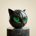Decorative Cat Sculpture Unique Home Accent Modern Interiors