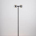 Dual Head Floor Lamp Modern Contemporary Adjustable Arch