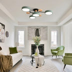 Energy Efficient Semi Flush Ceiling Light LED Chandelier