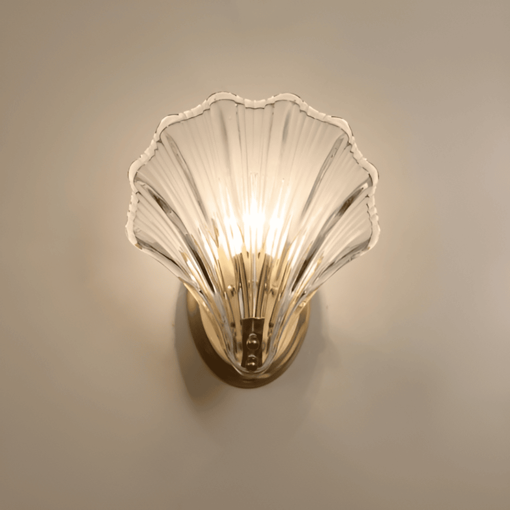 Glass Shade Wall Lamp Easy Installation Minimalist Design