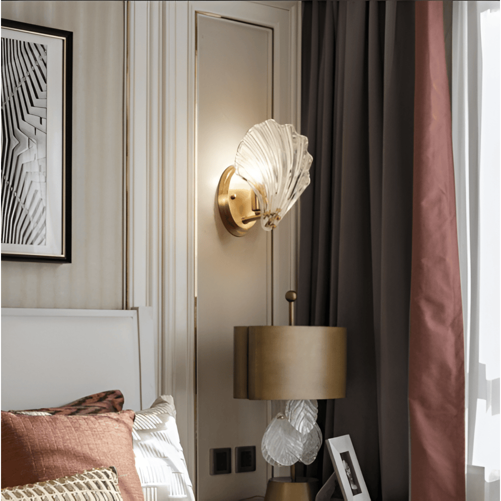 Glass Shade Wall Lamp Easy Installation Minimalist Design