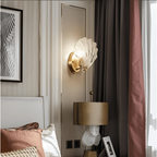 Glass Shade Wall Lamp Easy Installation Minimalist Design