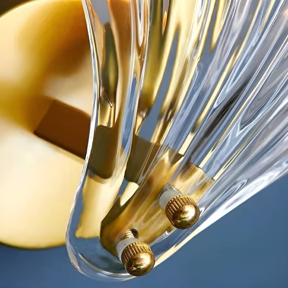 Glass Shade Wall Lamp Easy Installation Minimalist Design