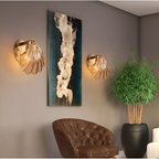 Glass Shade Wall Lamp Easy Installation Minimalist Design