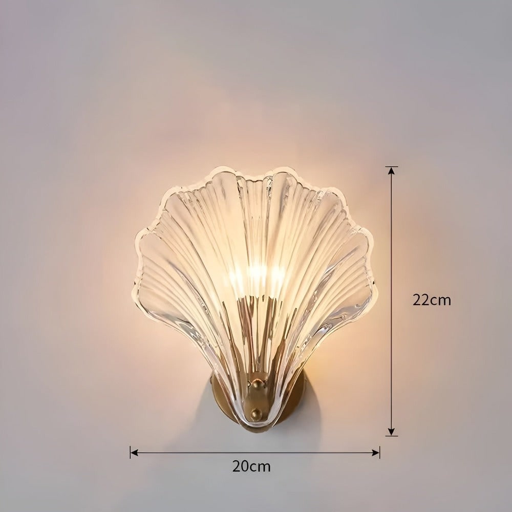 Glass Shade Wall Lamp Easy Installation Minimalist Design