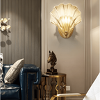 Glass Shade Wall Lamp Easy Installation Minimalist Design