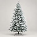7ft Flocked Artificial Christmas Tree with Snow Tips