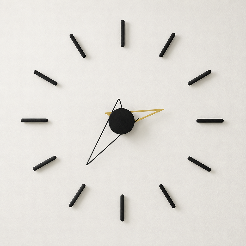 Nordic Minimalist Wall Clock