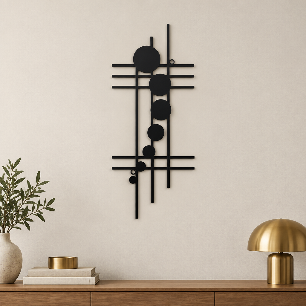 Artistic Modern Geometric Metal Wall Decor