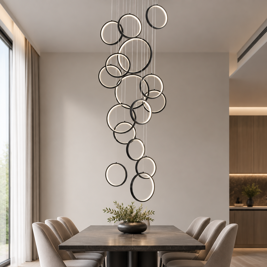 Modern Loft Dining Room Chandelier