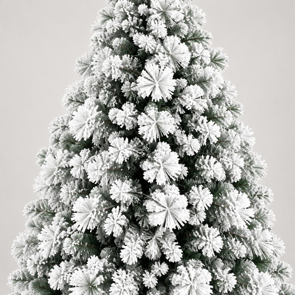 PVC Mixed-Needle Christmas Tree detail