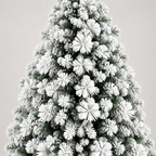PVC Mixed-Needle Christmas Tree detail