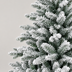7ft Flocked Artificial Christmas Tree detail