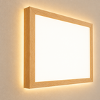 Illuminated Mirror Wall Art Panel detail