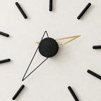 Nordic Minimalist Wall Clock detail