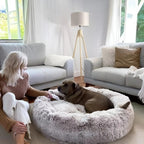 Large Plush Dog Bed