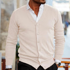 Men's Knitted Cardigan Button-Up | Casual Outerwear