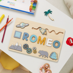 Personalized Puzzle Educational Toy Toddlers Name Puzzle