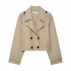 Women's Cropped Trench Coat Short | Outerwear