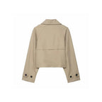Women's Cropped Trench Coat Short | Outerwear