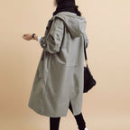 Women's Waterproof Trench Coat Hooded | Functional Outerwear