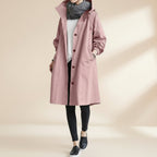 Women's Waterproof Trench Coat Hooded | Functional Outerwear